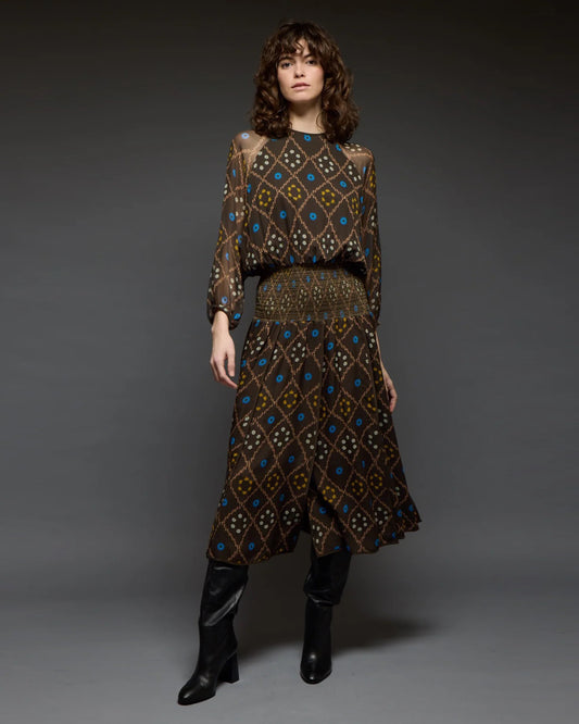 Love Binetti Cleo Print Dress