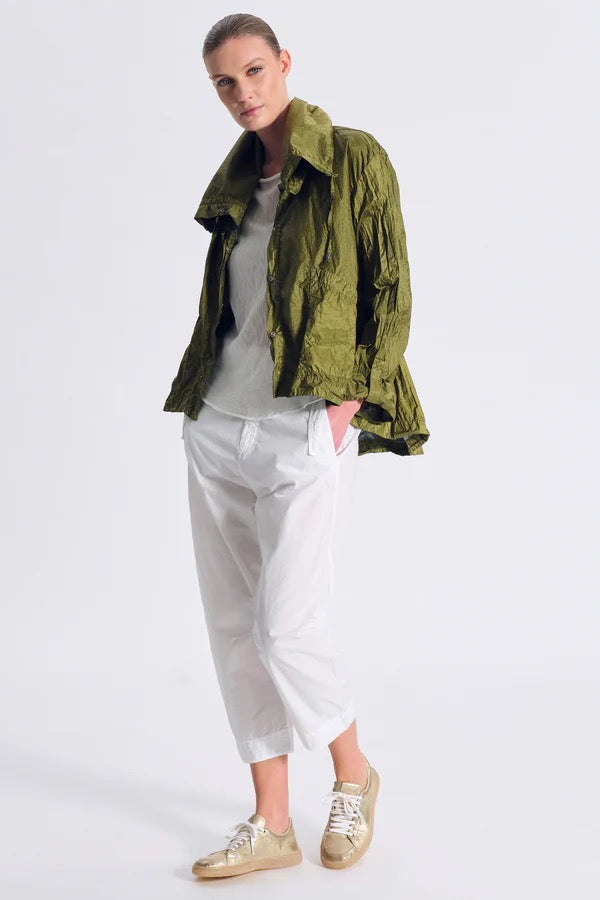Transit Flared Two-Toned Jacket Olive-Transit-Thistle Hill