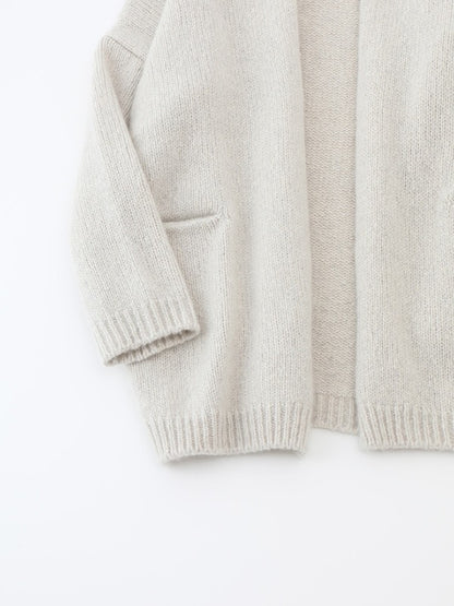 Evam Eva Cashmere Cardigan Ivory-Evam Eva-Thistle Hill