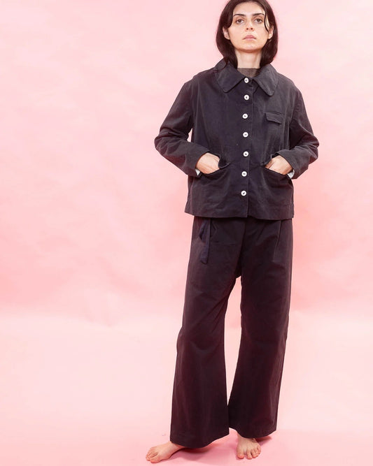 Sula Warm Jacket Bernal Twill Dark Navy-Sula-Thistle Hill