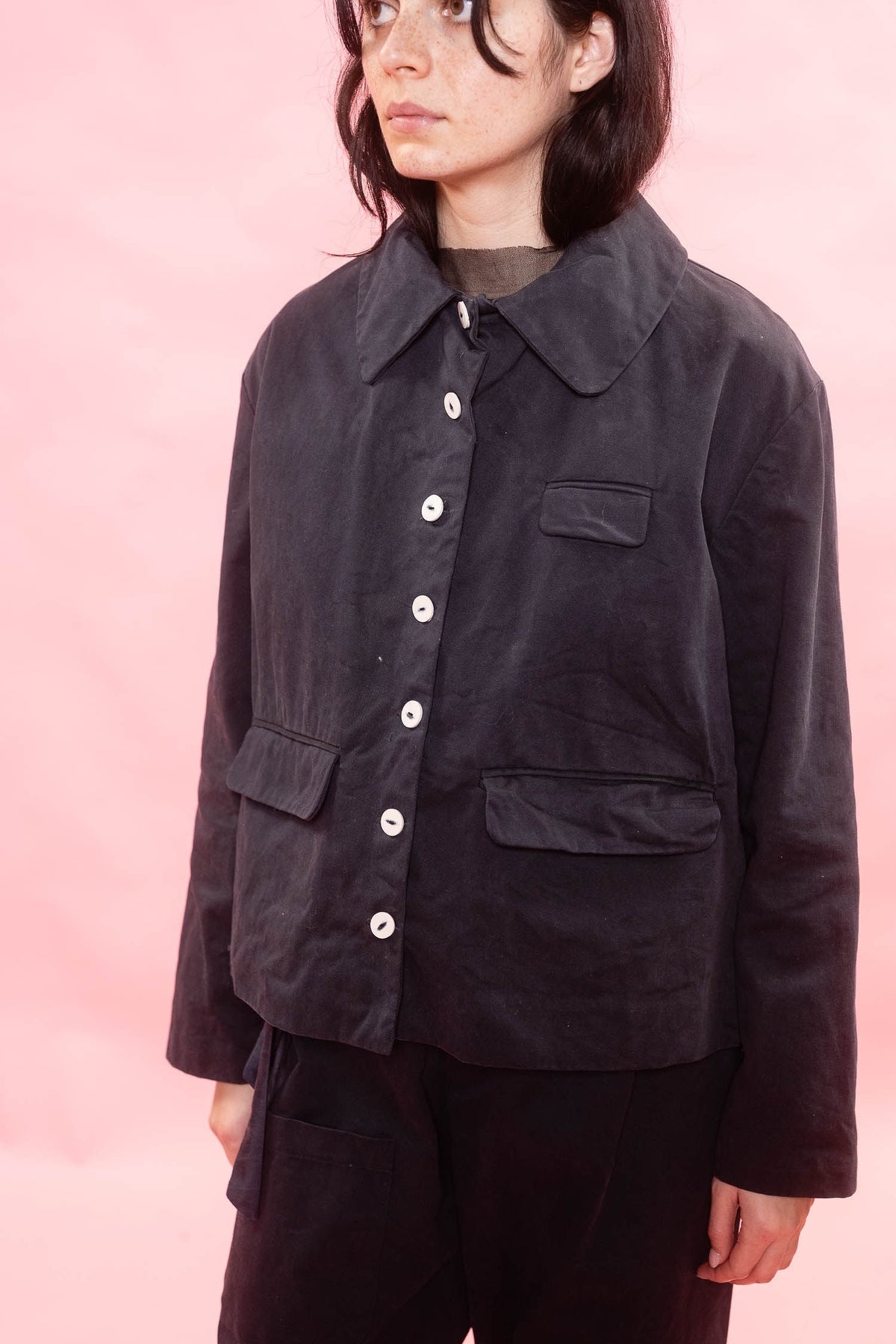 Sula Warm Jacket Bernal Twill Dark Navy-Sula-Thistle Hill