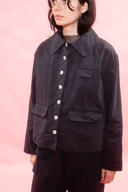 Sula Warm Jacket Bernal Twill Dark Navy-Sula-Thistle Hill