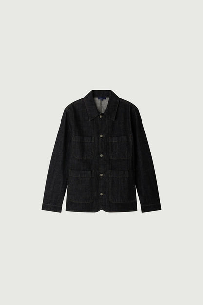 Soeur Garry Jacket Raw Black Denim-Soeur-Thistle Hill