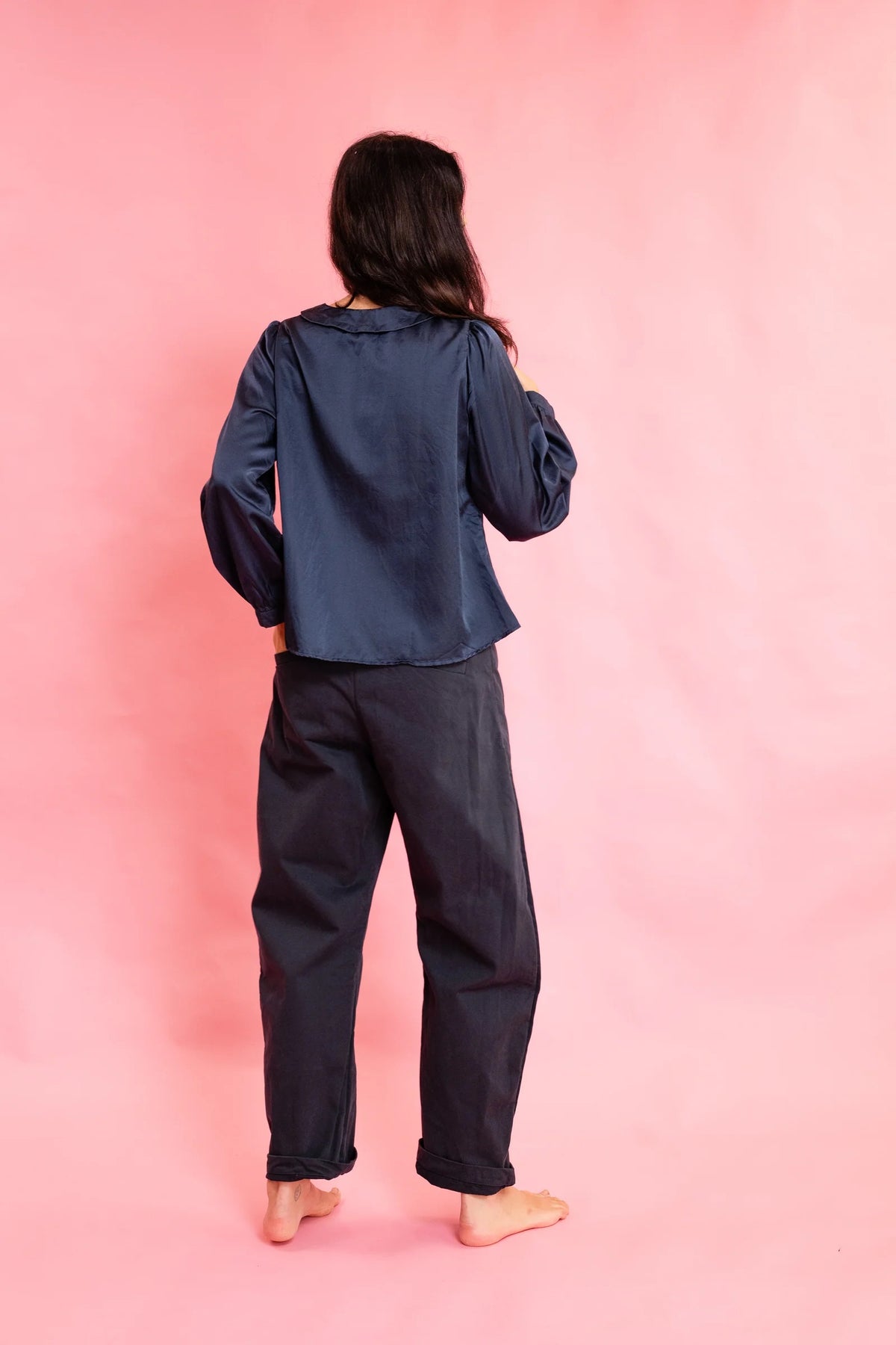 Sula Italian Cotton Twill Everyday Pant Dark Navy-Sula-Thistle Hill