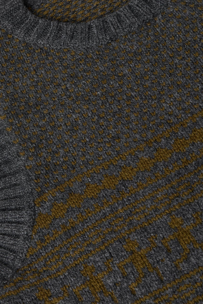 Soeur Namaste Pullover Sweater Vest Gray Olive-Soeur-Thistle Hill