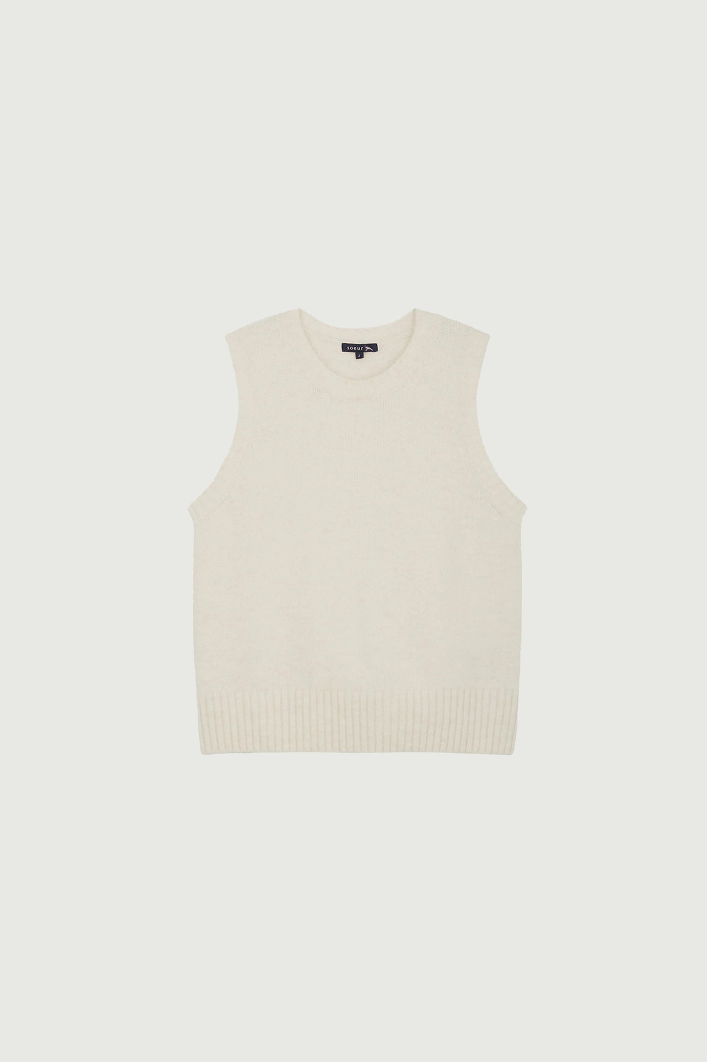 Soeur Namaste Pullover Sweater Vest Ecru-Soeur-Thistle Hill