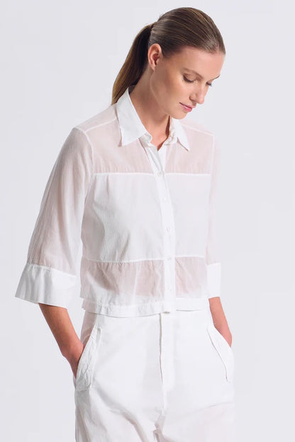 Transit Cotton Shirt White-Transit-Thistle Hill