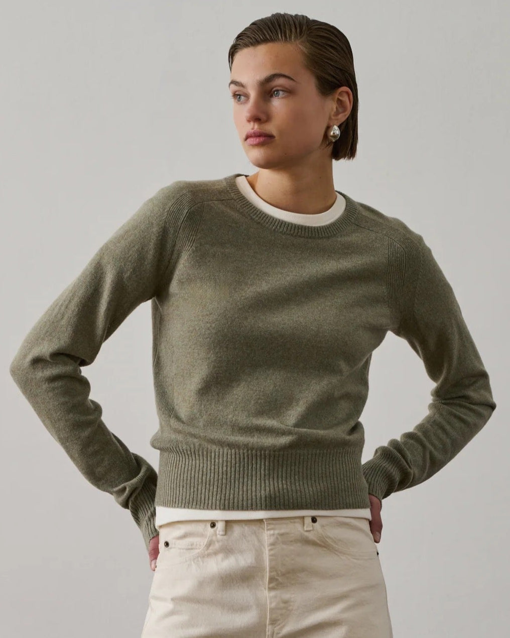 Soeur Galway Pullover Gray Blue-Soeur-Thistle Hill