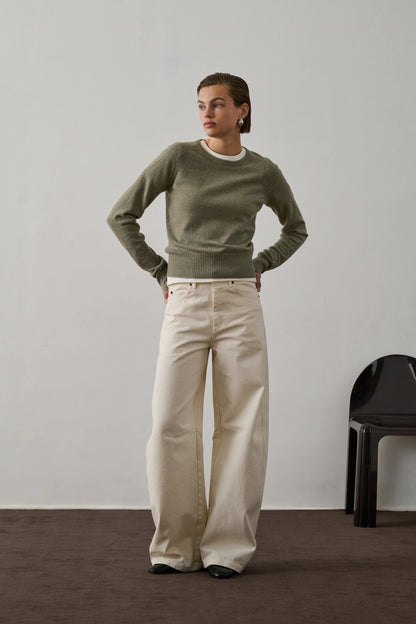 Soeur Galway Pullover Gray Blue-Soeur-Thistle Hill