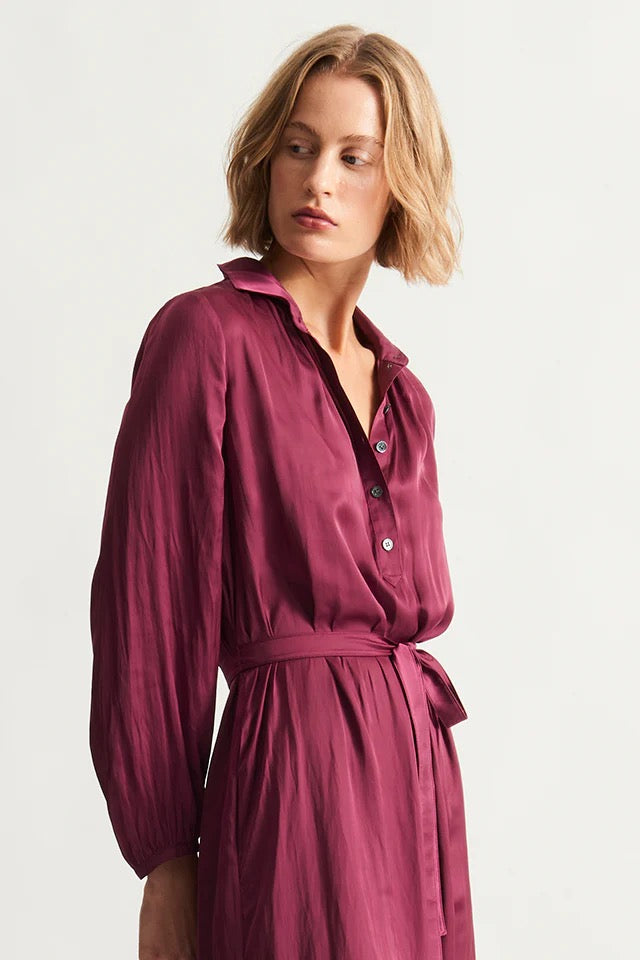 Raquel Allegra Vivienne Dress Berry-Raquel Allegra-Thistle Hill