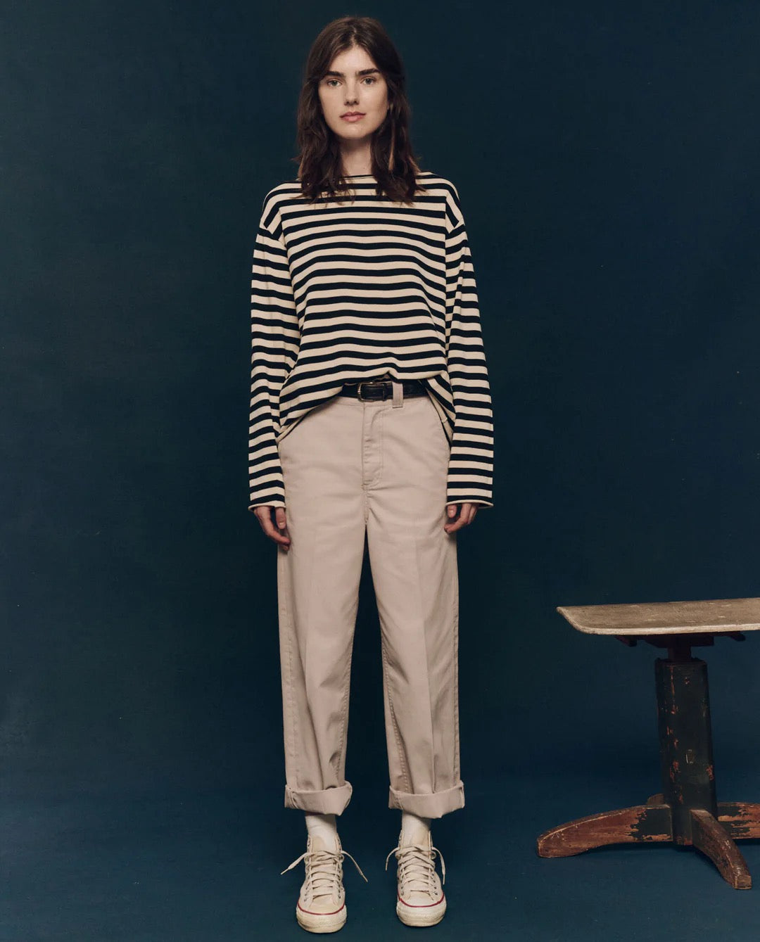The Great The Sailor Sweater Black Stripe-The Great-Thistle Hill