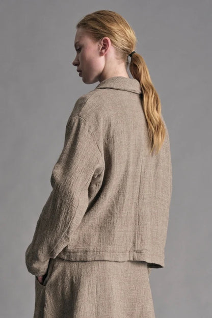 Transit Lined Boxy Blazer Wheat-Transit-Thistle Hill