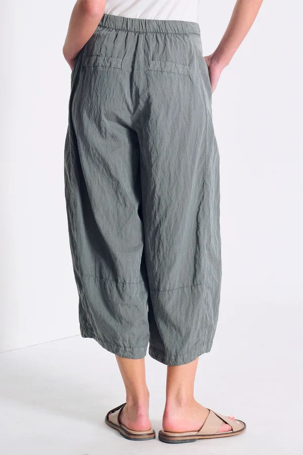 Transit Wide-leg Cropped Trousers Sage-Transit-Thistle Hill