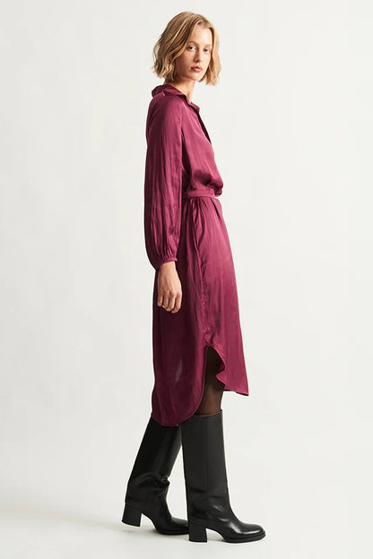 Raquel Allegra Vivienne Dress Berry-Raquel Allegra-Thistle Hill