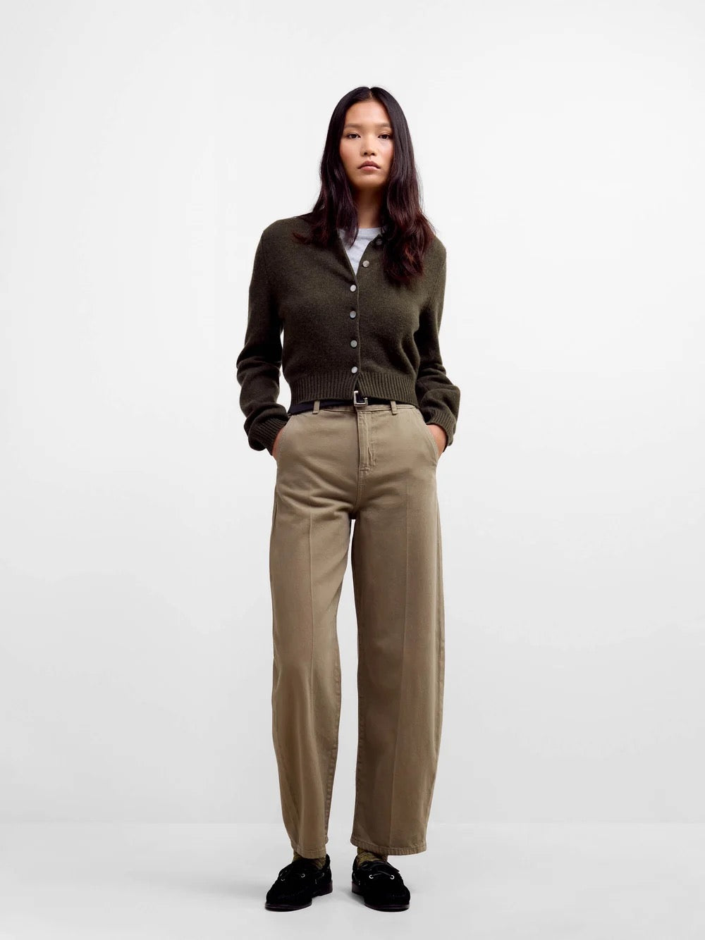 Begg x Co Hepburn Cardigan Loden-Begg x Co-Thistle Hill