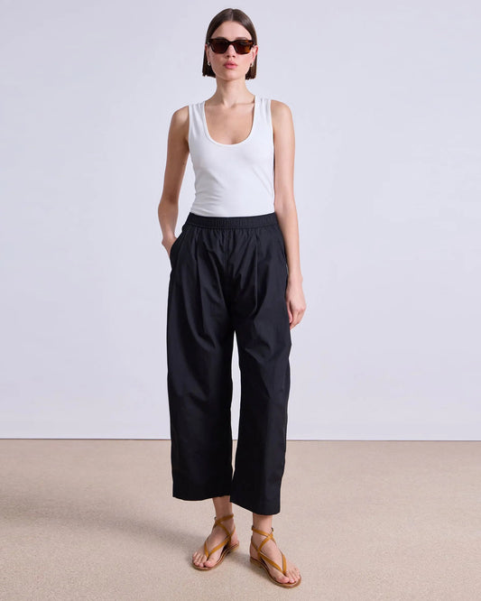Apiece Apart Spa Pleat Pant Black-Apiece Apart-Thistle Hill