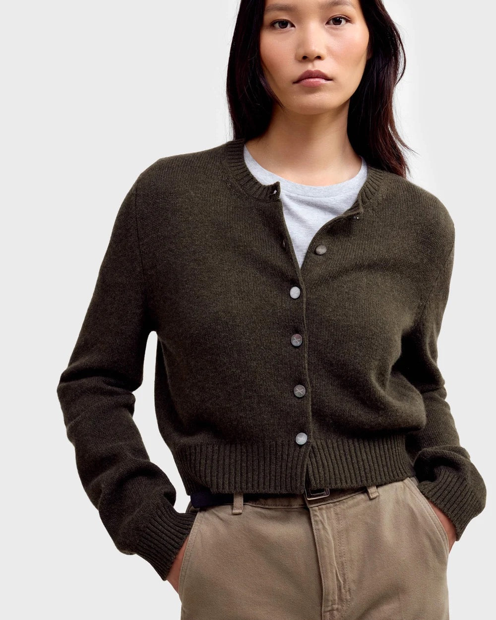 Begg x Co Hepburn Cardigan Loden-Begg x Co-Thistle Hill