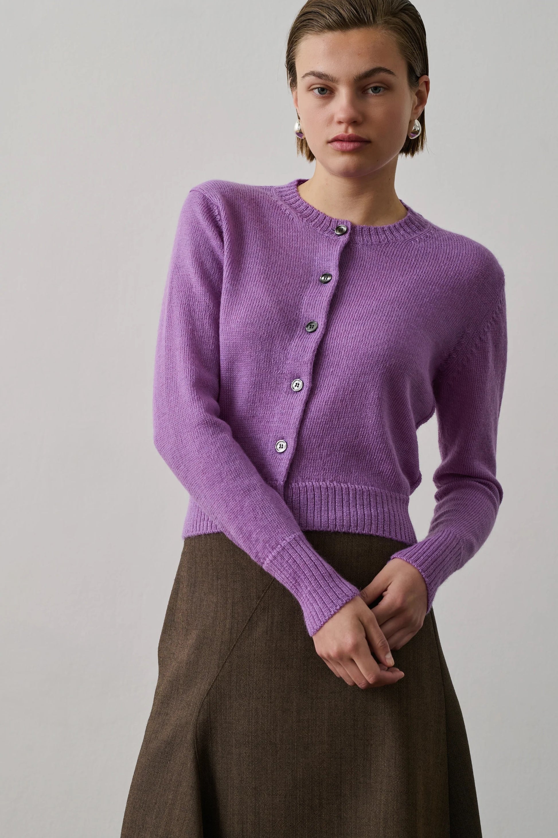 Soeur Griffith Cardigan Lilac-Soeur-Thistle Hill