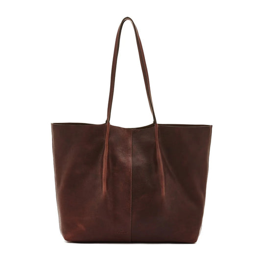 Il Bisonte Nina Tote Bag Coffee-Il Bisonte-Thistle Hill