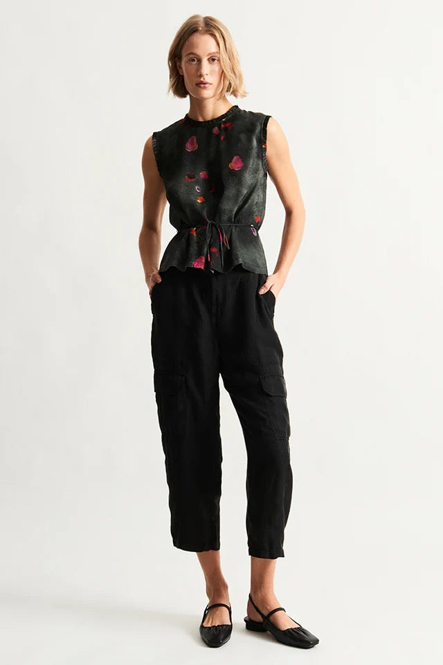 Raquel Allegra Wilhelmina Top Petal Black-Raquel Allegra-Thistle Hill