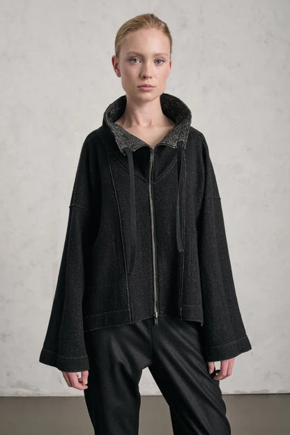 Transit Jacket Sand Herringbone & Black-Transit-Thistle Hill