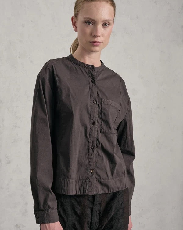 Transit Short Collar Shirt Graphite-Transit-Thistle Hill