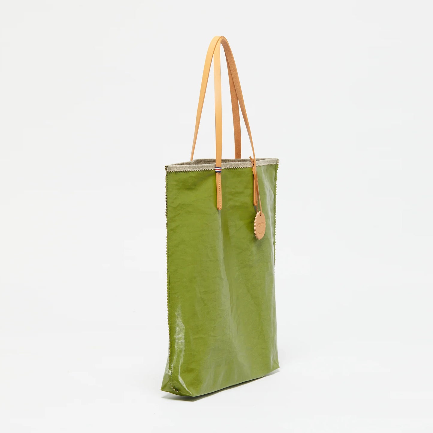 Jack Gomme Paris Amie Linen Shopping Bag Green