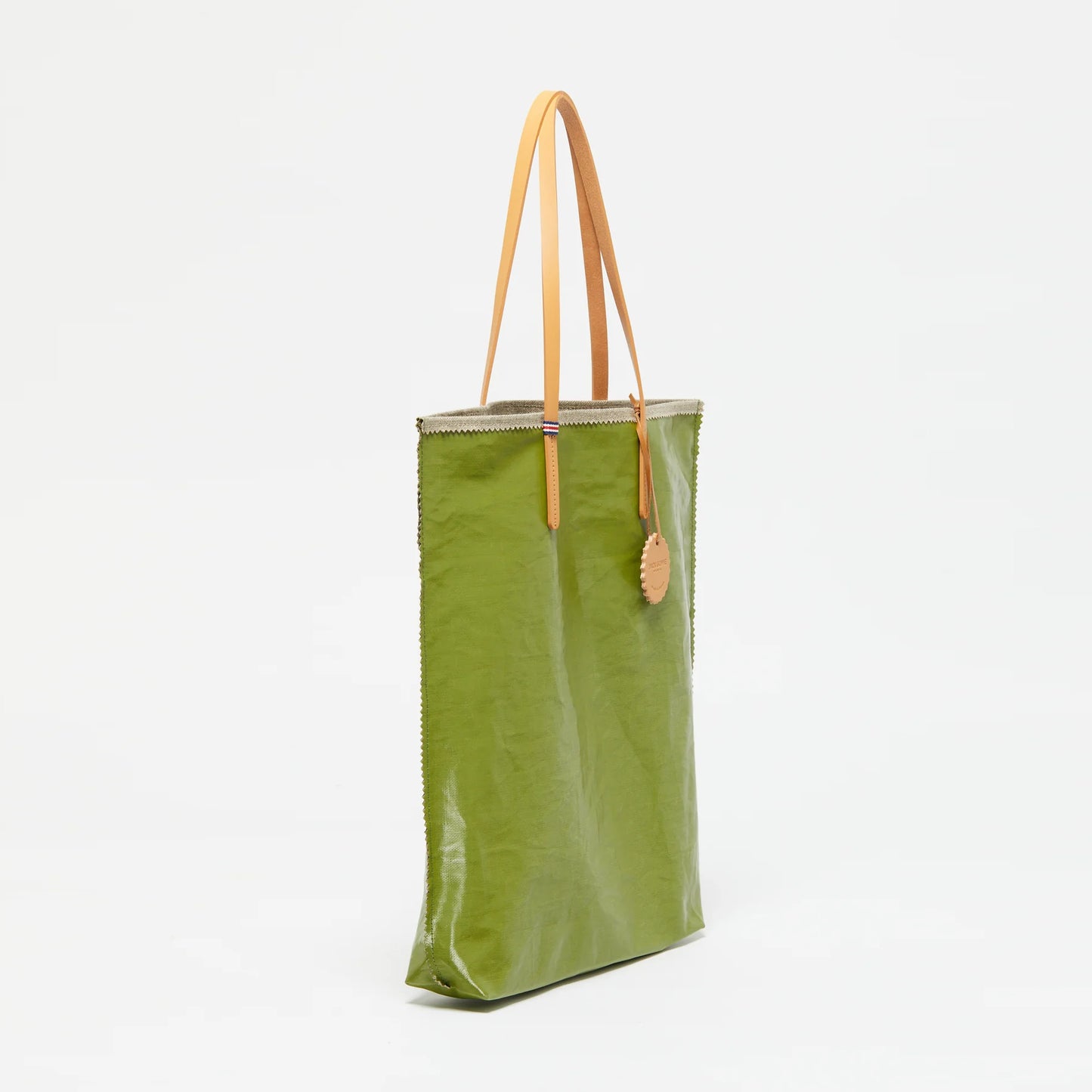 Jack Gomme Paris Amie Linen Shopping Bag Green-Jack Gomme Paris-Thistle Hill