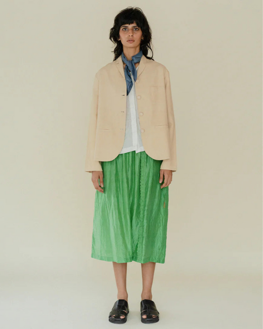 Runaway Bicycle Stella Shamrock Green Embroidered Skirt-Runaway Bicycle-Thistle Hill