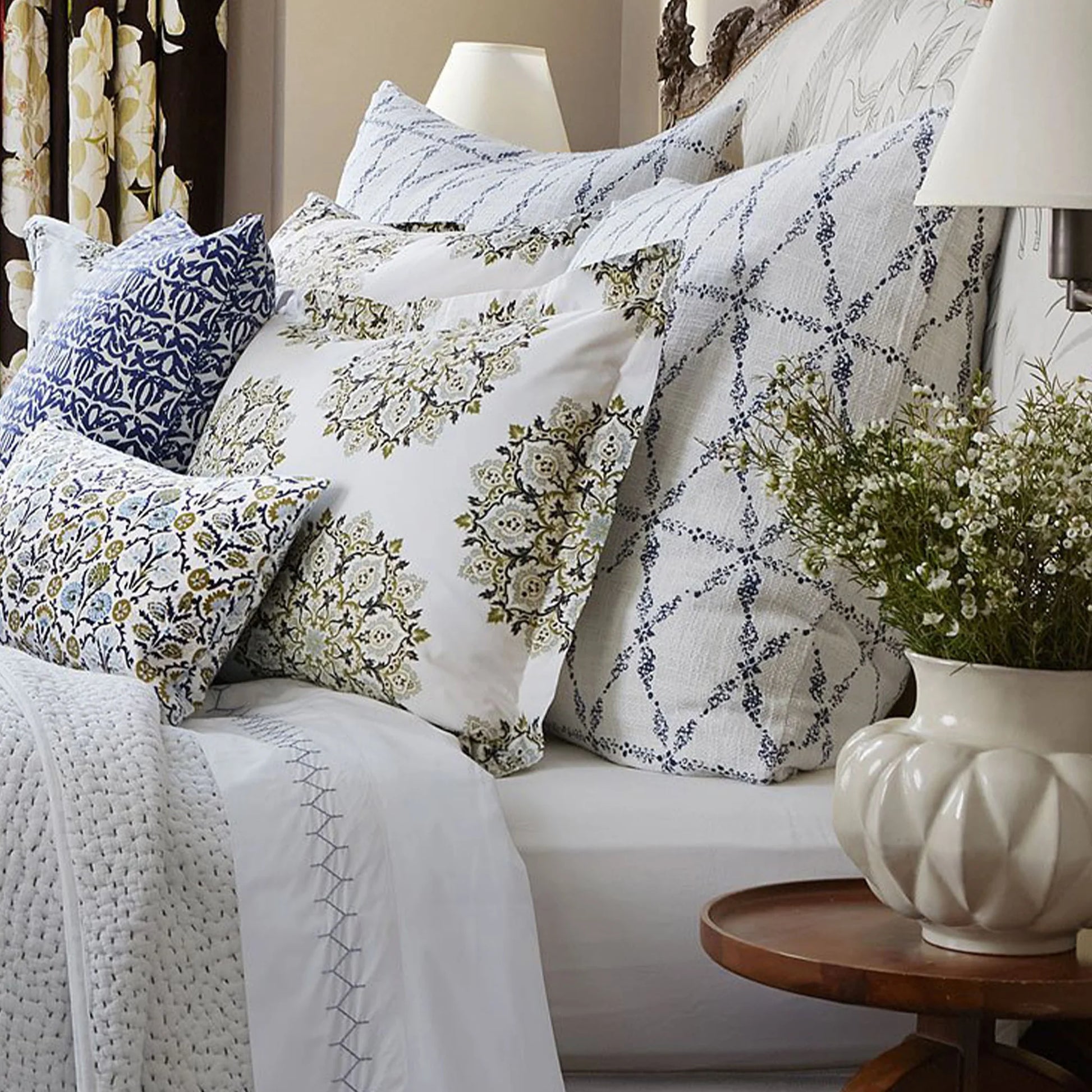 John Robshaw Itkila King Euro Pillow – Thistle Hill