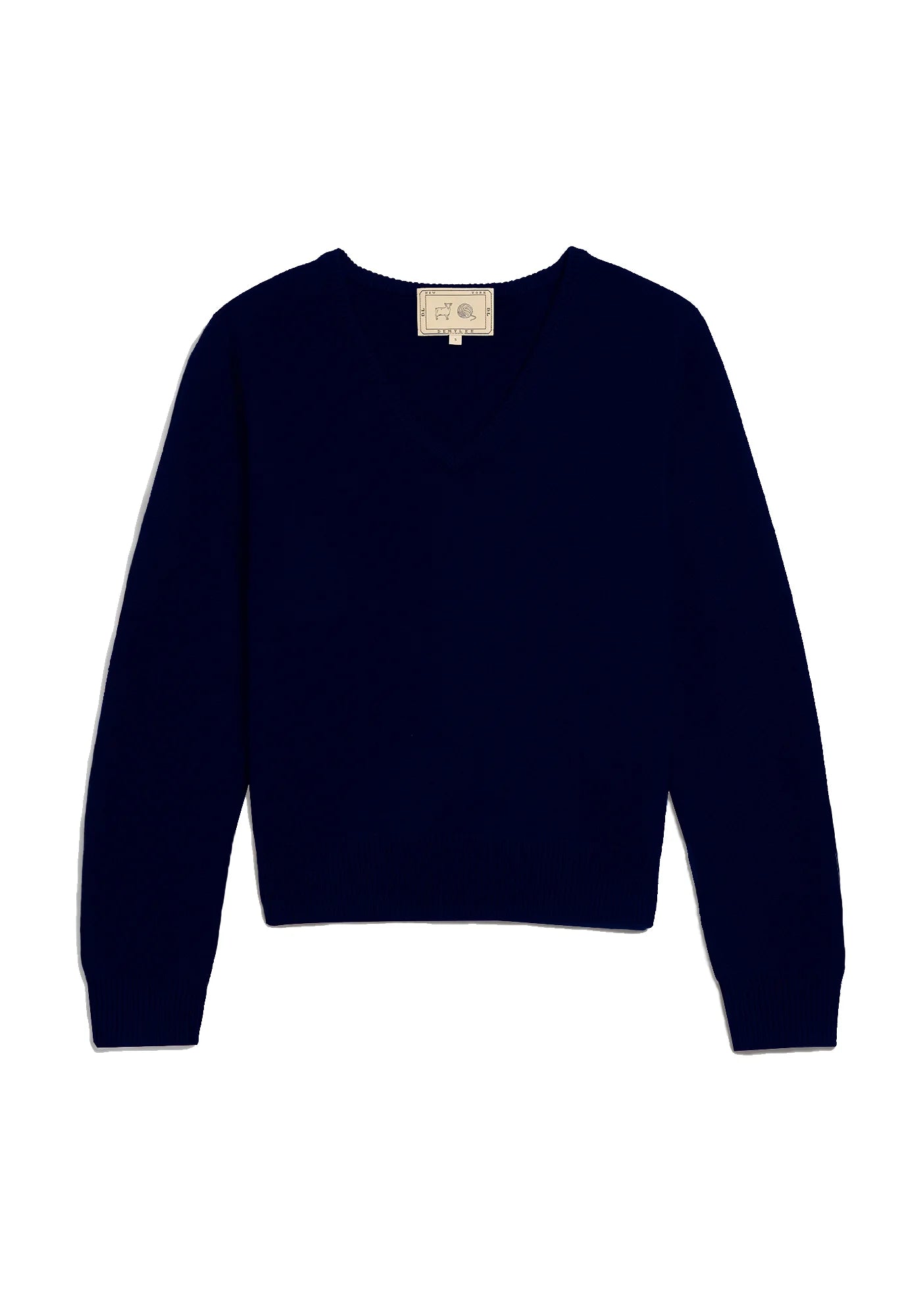 Demylee Lia Cashmere Sweater Navy-Demylee-Thistle Hill