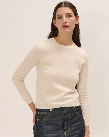 Demylee Lulu Cashmere Sweater Ivory-Demylee-Thistle Hill