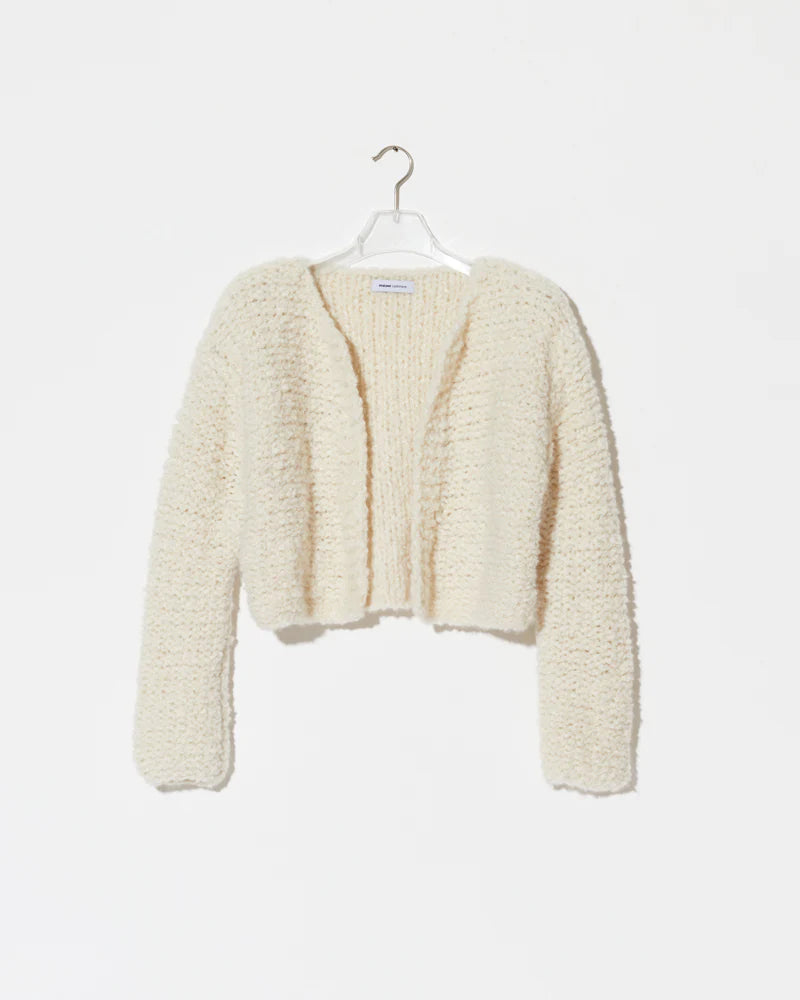 Maiami Cashmere Boucle Jacket Creme-Maiami-Thistle Hill