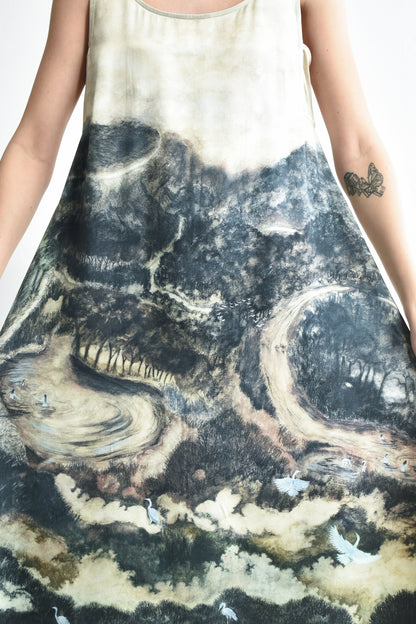 Maku Shelley Silk Handwoven Dress DP/MV-Maku-Thistle Hill