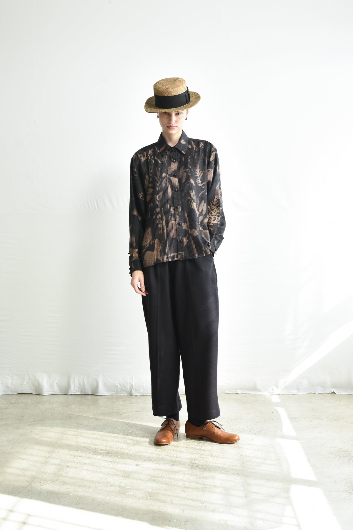 Maku Jane Silk Handwoven Shirt 221 BF-Maku-Thistle Hill