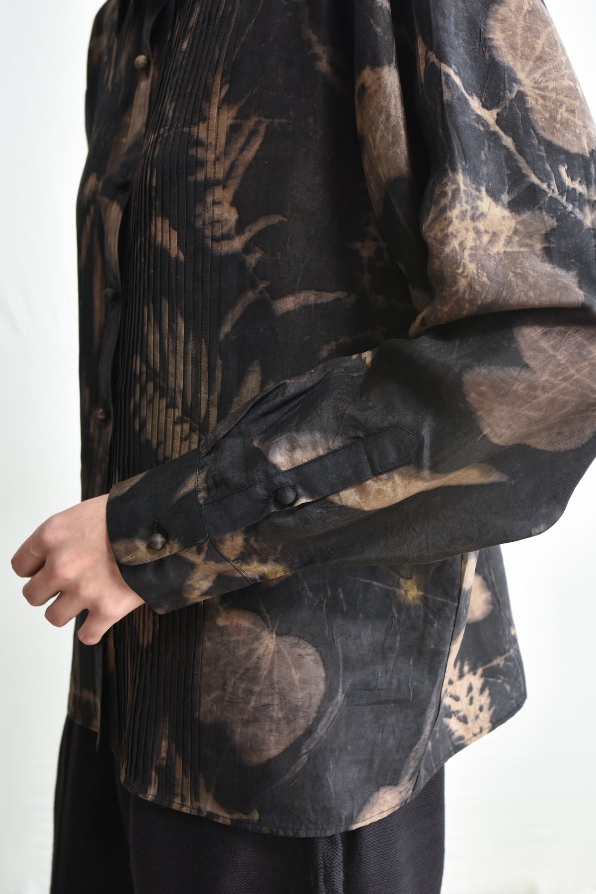 Maku Jane Silk Handwoven Shirt 221 BF-Maku-Thistle Hill
