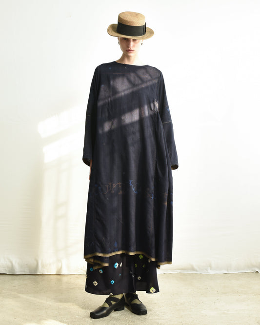 Maku Marina Silk Handwoven Dress 753-Maku-Thistle Hill
