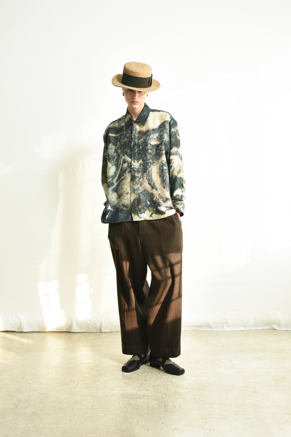 Maku Robert Silk Handwoven Shirt 681 DP/MV-Maku-Thistle Hill