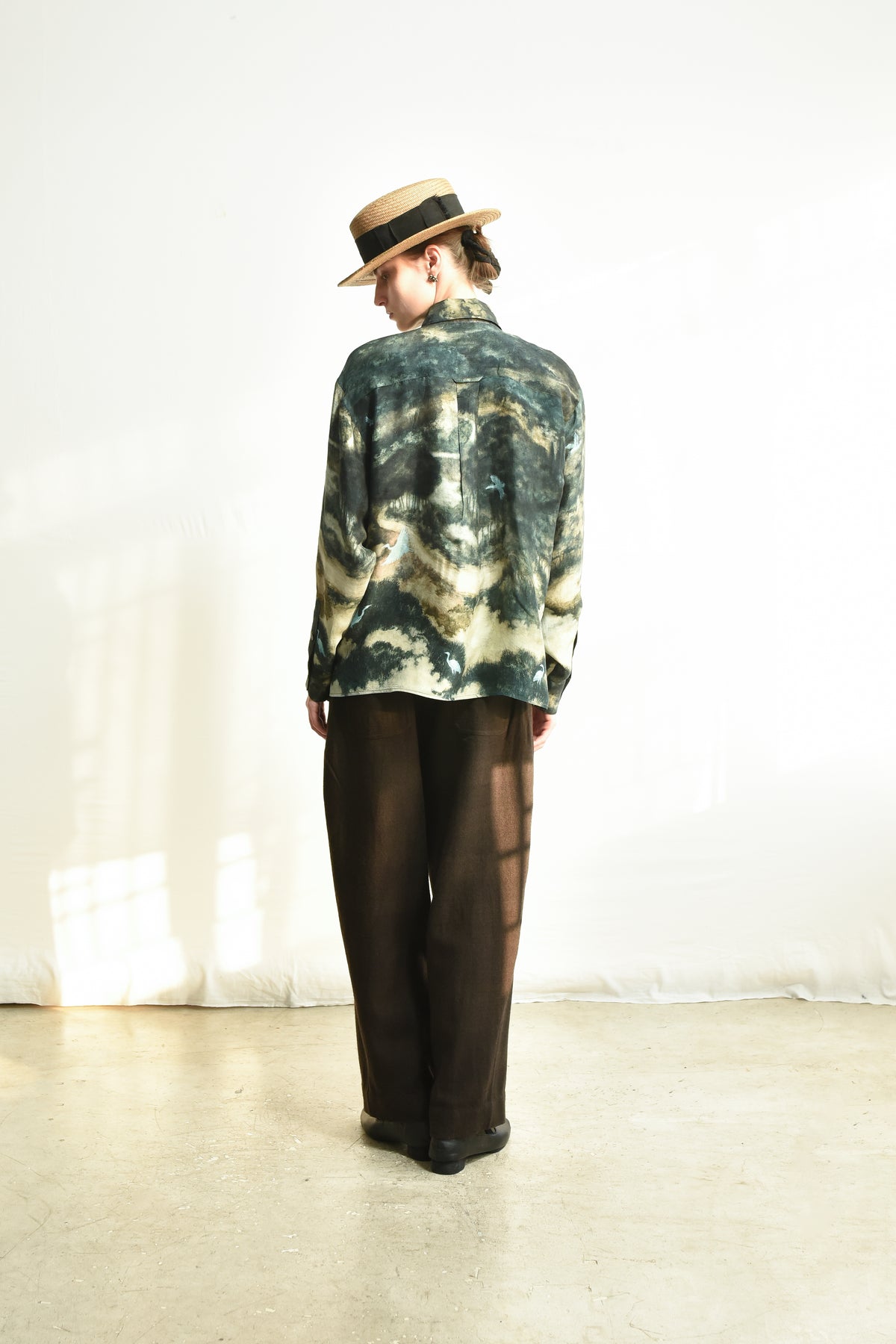 Maku Robert Silk Handwoven Shirt 681 DP/MV-Maku-Thistle Hill