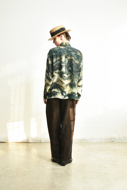 Maku Robert Silk Handwoven Shirt 681 DP/MV-Maku-Thistle Hill