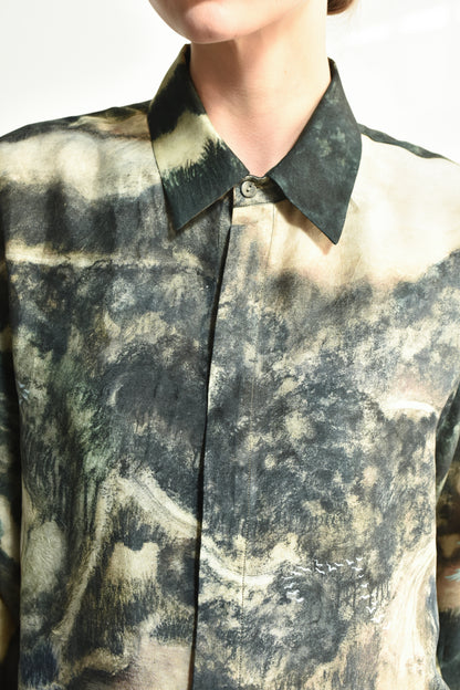Maku Robert Silk Handwoven Shirt 681 DP/MV-Maku-Thistle Hill