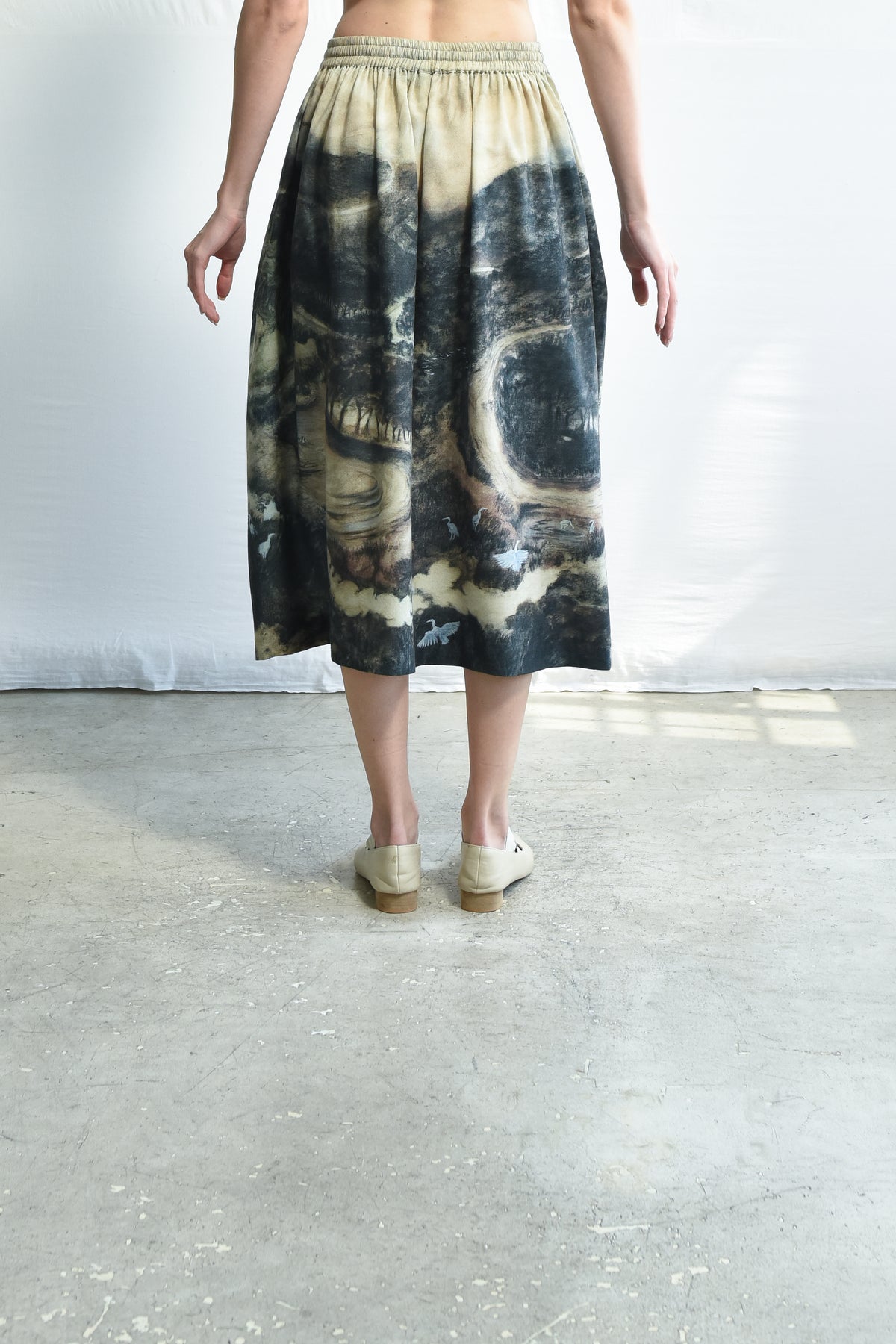 Maku Beth Wool Handwoven Skirt 679 MV-Maku-Thistle Hill