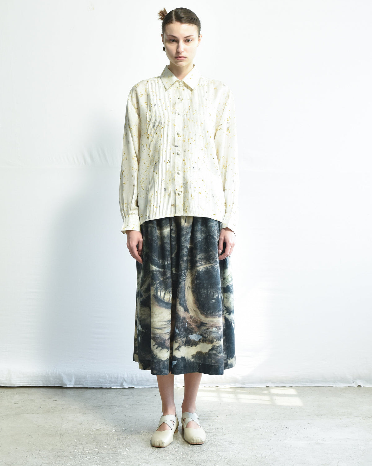 Maku Jane Silk Handwoven Shirt 221 TF-Maku-Thistle Hill