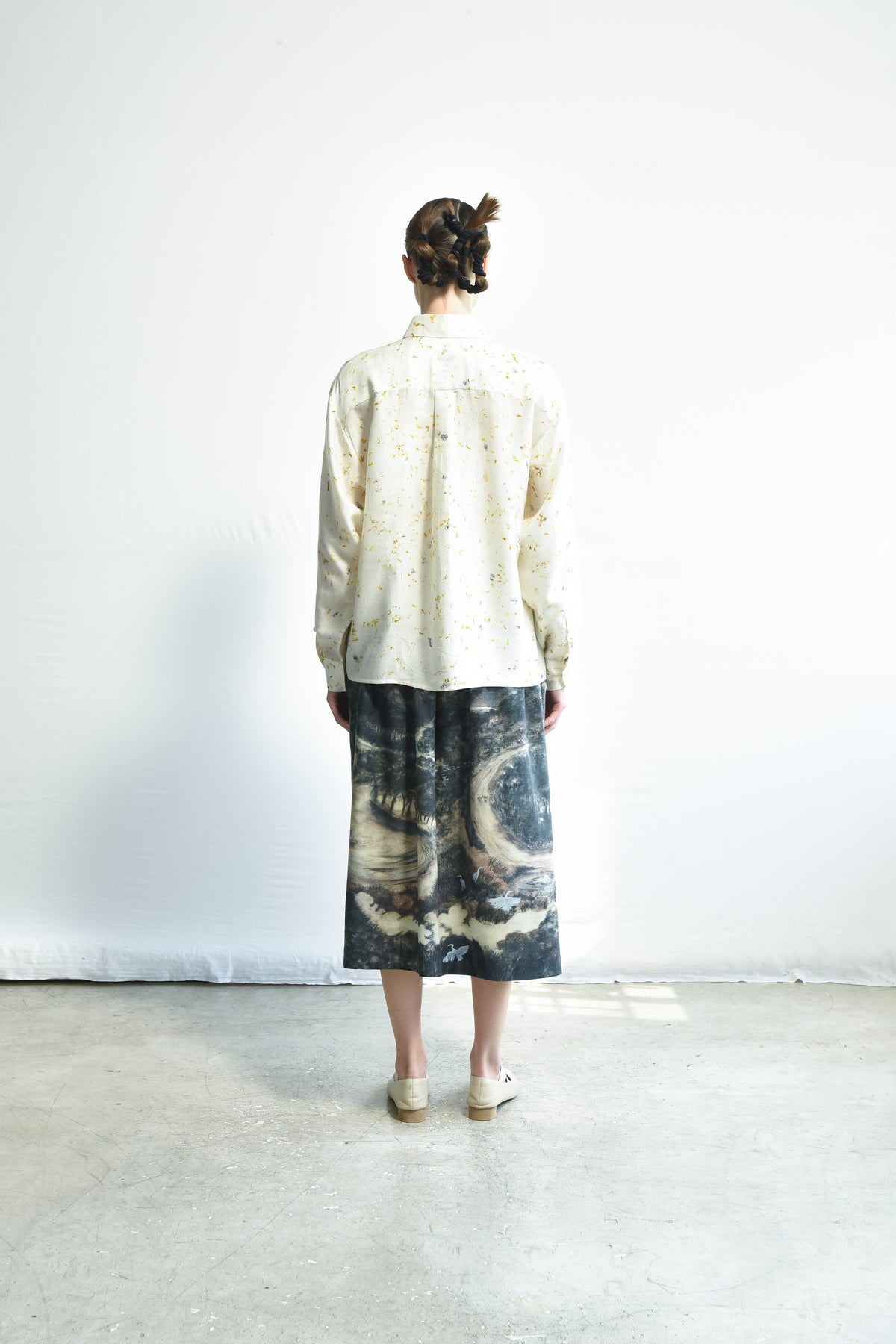 Maku Jane Silk Handwoven Shirt 221 TF-Maku-Thistle Hill