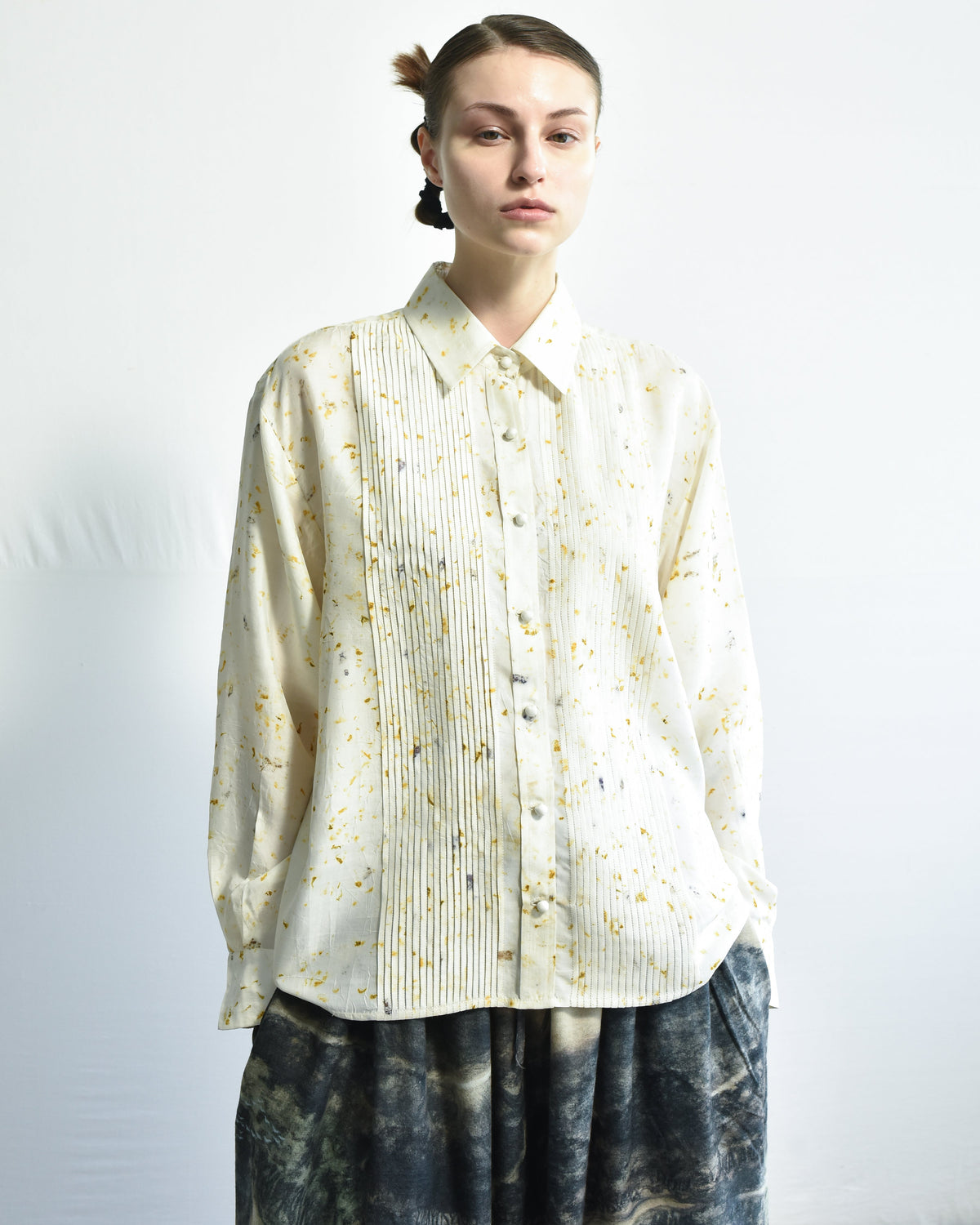 Maku Jane Silk Handwoven Shirt 221 TF-Maku-Thistle Hill
