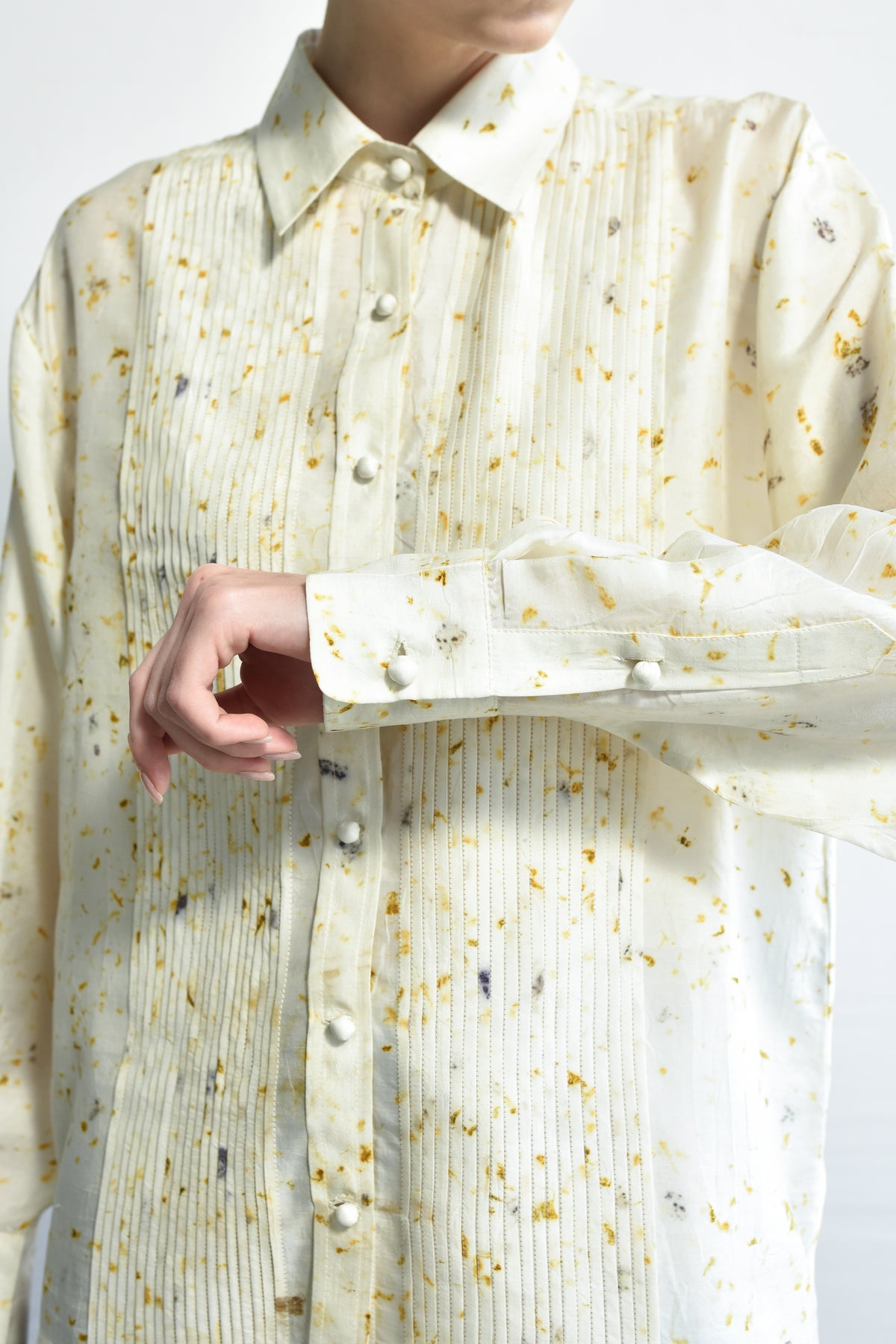 Maku Jane Silk Handwoven Shirt 221 TF-Maku-Thistle Hill