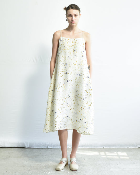 Maku Straight Slip Silk Handwoven Dress 221 TF-Maku-Thistle Hill