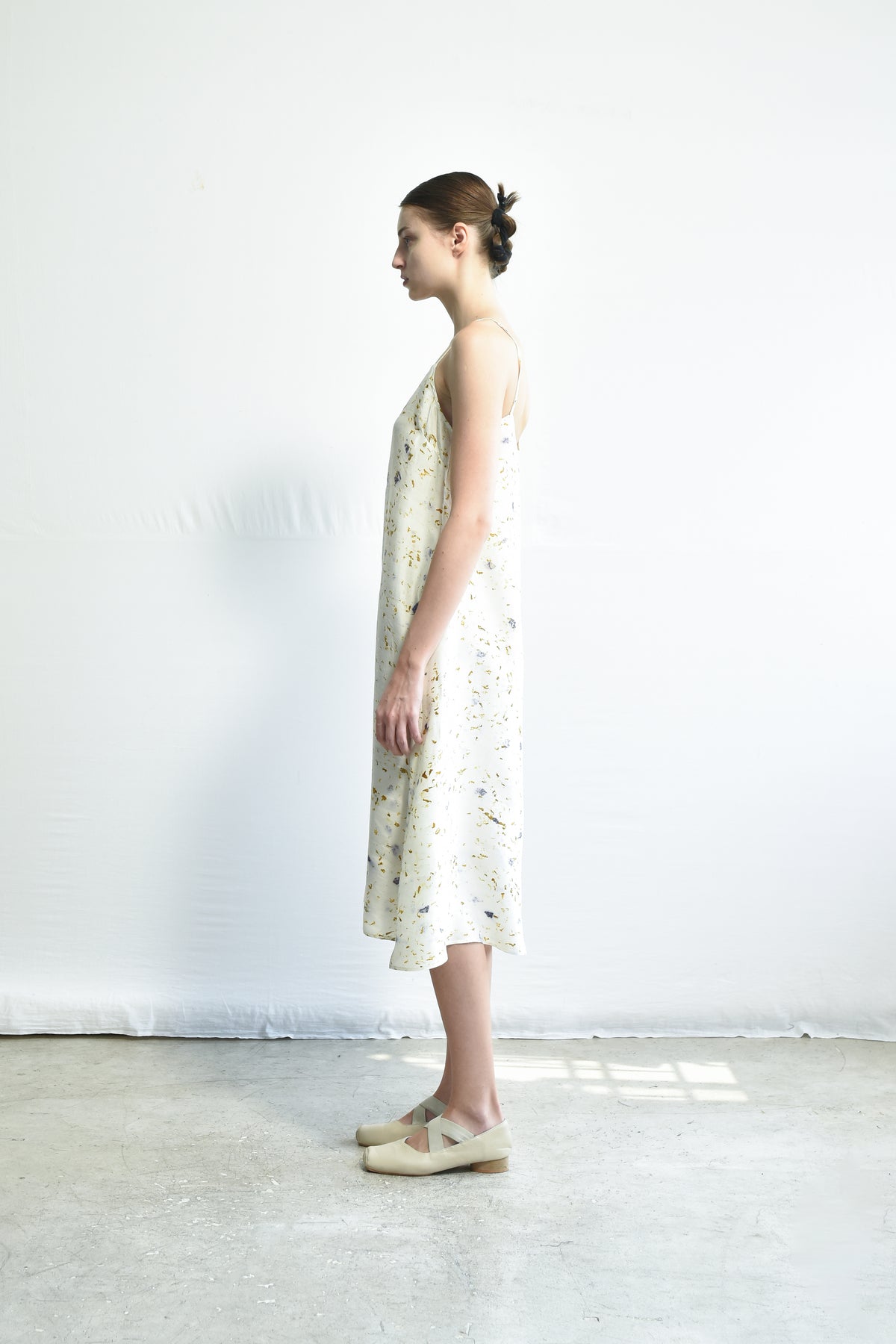 Maku Straight Slip Silk Handwoven Dress 221 TF-Maku-Thistle Hill