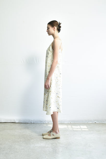 Maku Straight Slip Silk Handwoven Dress 221 TF-Maku-Thistle Hill