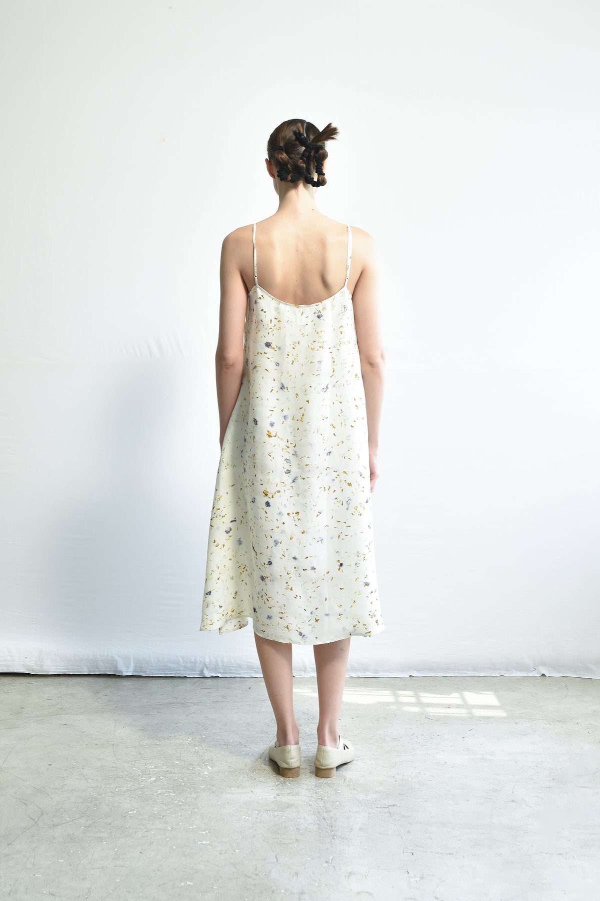 Maku Straight Slip Silk Handwoven Dress 221 TF-Maku-Thistle Hill